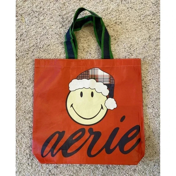 Aerie Handbags - Aerie Christmas Holiday Reusable Shopping Gift Tote Bag 2023